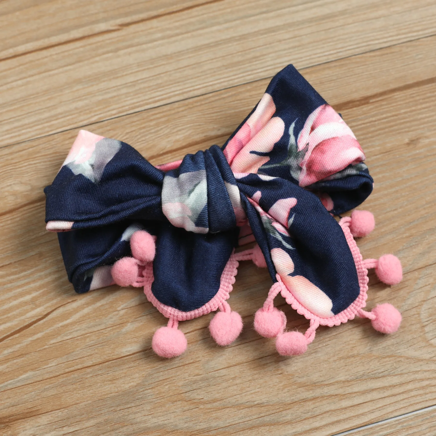 2PCS Floral Printed Baby Romper