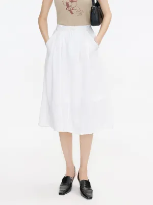 A-line High Waisted Skirt