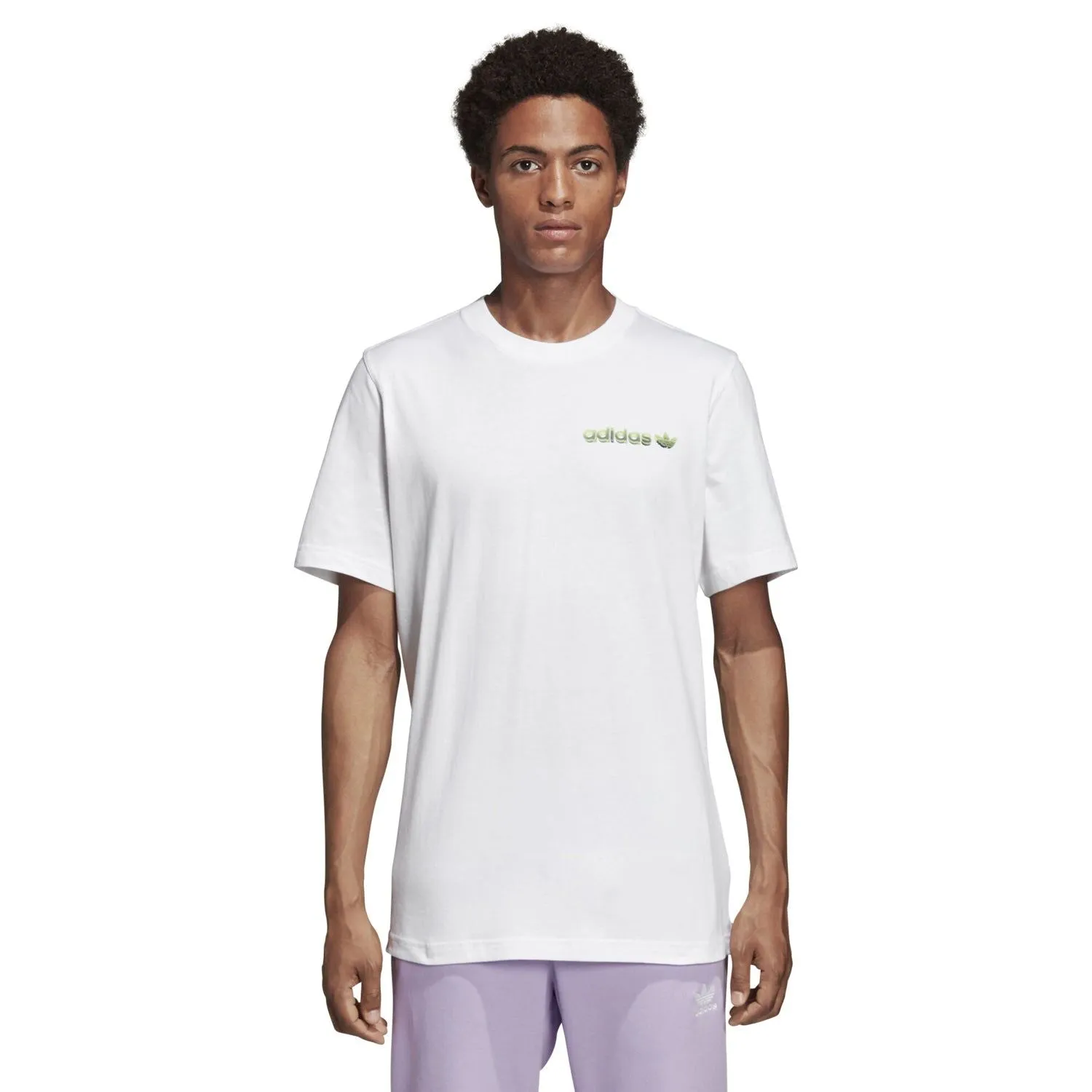 adidas Originals Tropical Graphic T Shirt - White