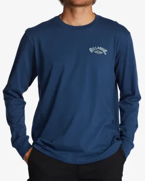 A/Div Arch Long Sleeve T-Shirt - Space Blue