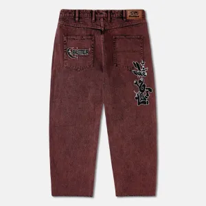 Butter Goods - Critter Heavy Weight Denim Jeans - Brick