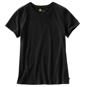 Carhartt Women's Black Lockhart Shot Sleeve Crewneck T-Shirt