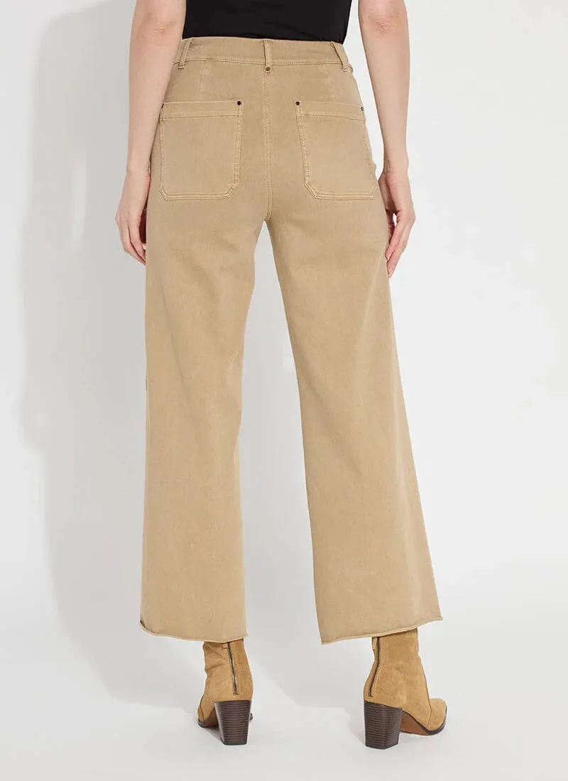 Erin Wide Leg Denim - Antique Wash Nutshell