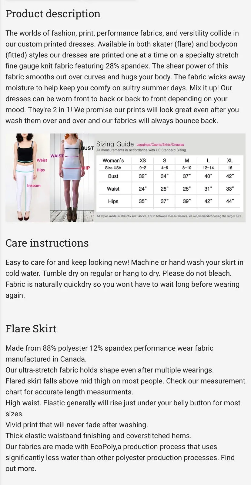 Flair skirt - Barbie & Midge black