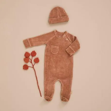 Fresk Babymuts Velours | Tawny Brown
