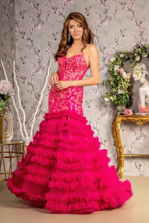 GLS BY GLORIA GL3315 Sweetheart Trumpet Evening Dress