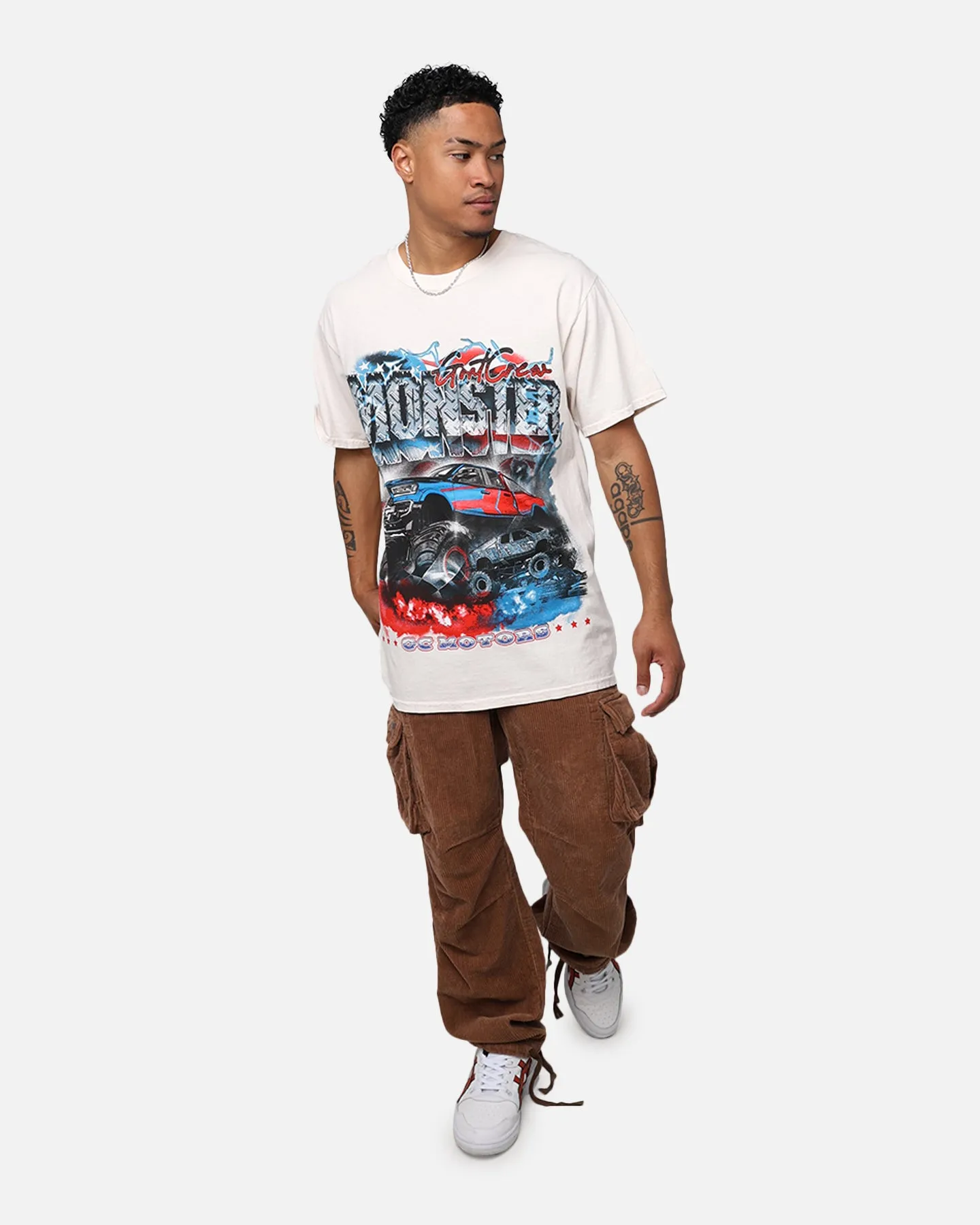 Goat Crew Motors T-Shirt Off White