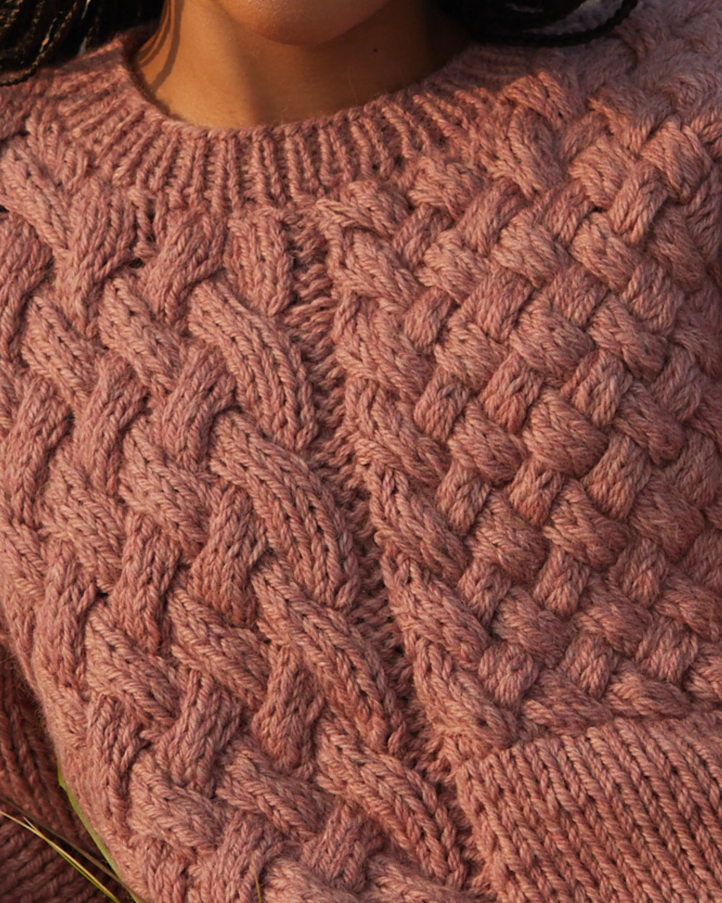 Heartbreaker: Dusty Pink Alpaca & Wool Sweater