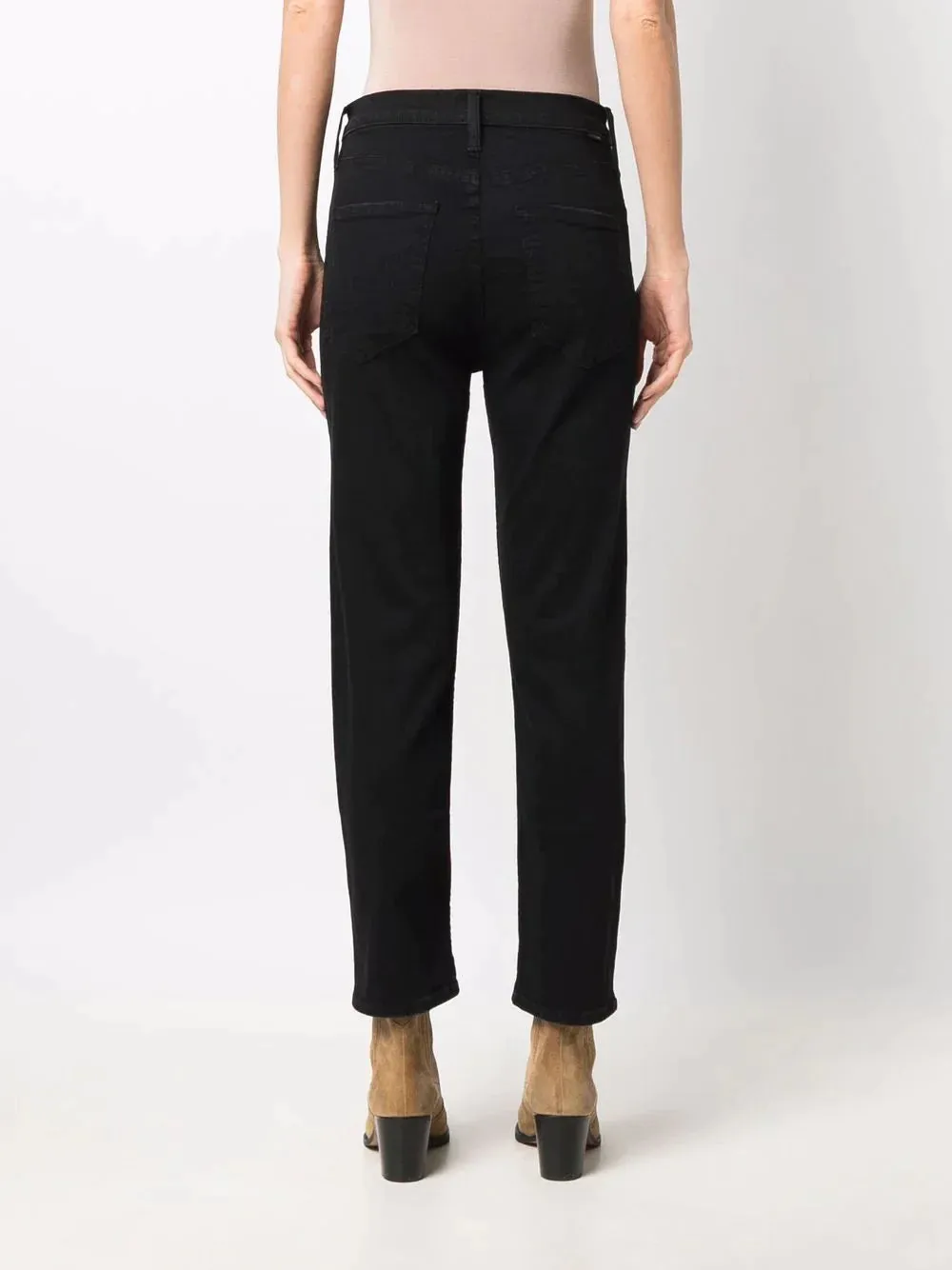 High Waisted Rider Ankle Jeans