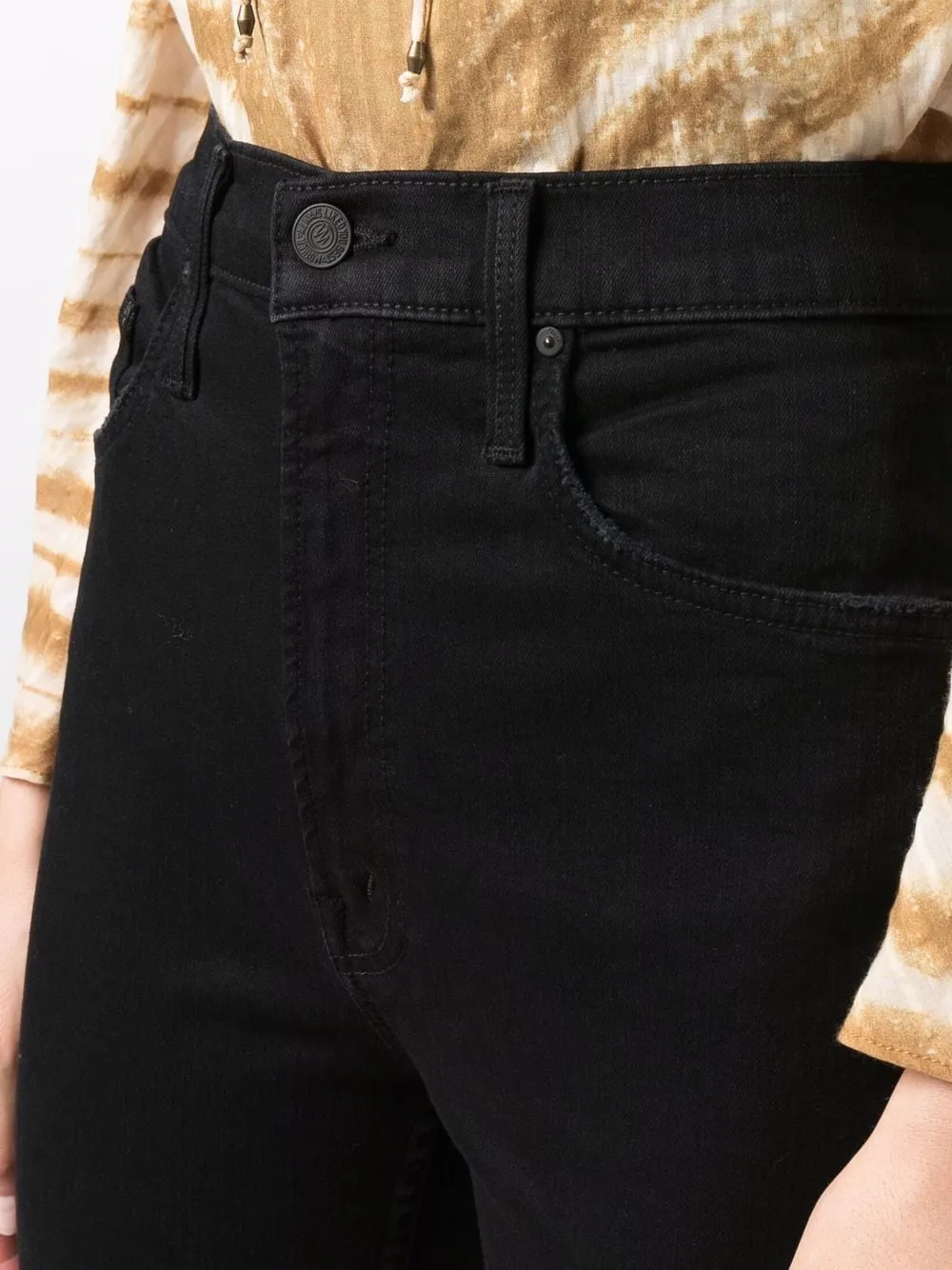 High Waisted Rider Ankle Jeans