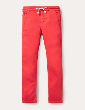 Jersey Skinny Jeans-Strawberry Tart Red