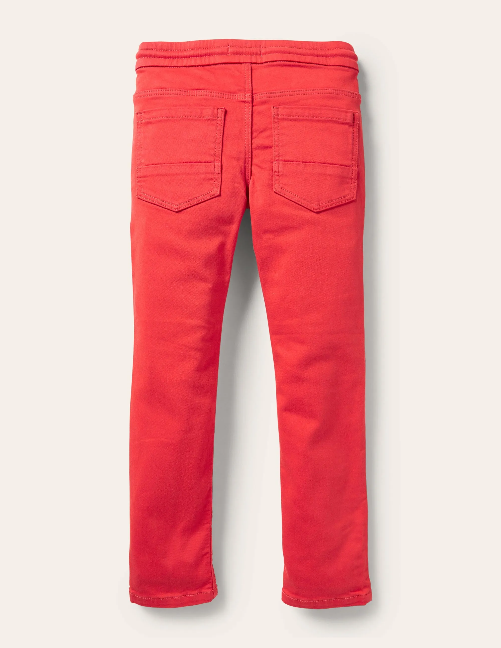 Jersey Skinny Jeans-Strawberry Tart Red