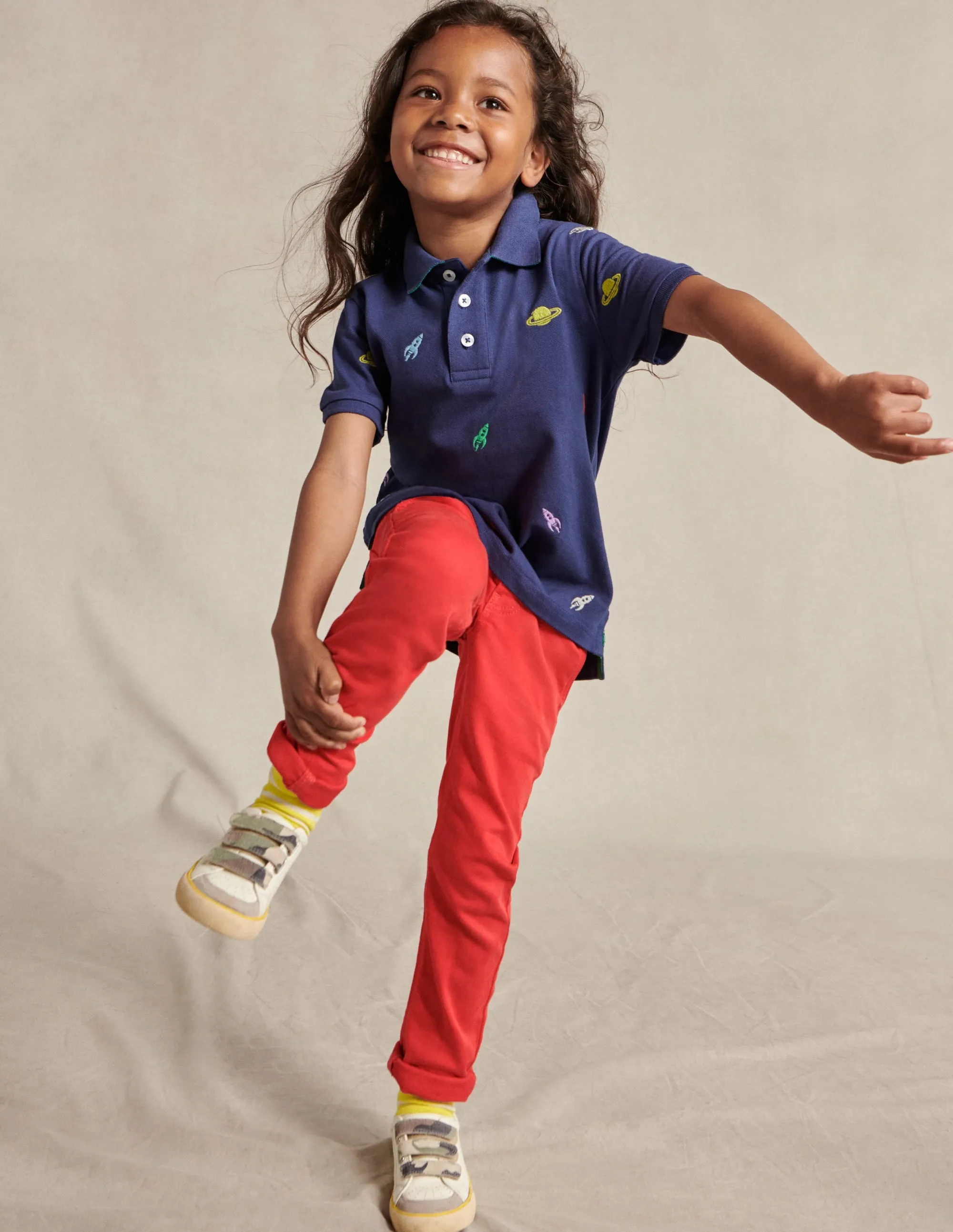 Jersey Skinny Jeans-Strawberry Tart Red