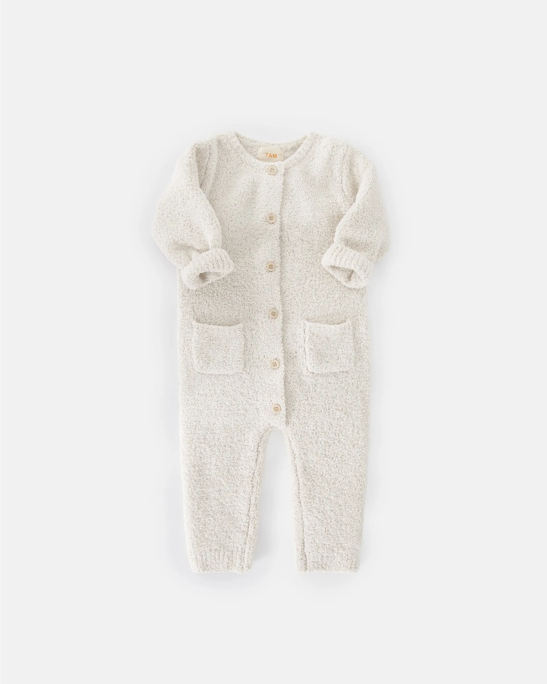 Long Sleeve Jumpsuit - Fuzzy