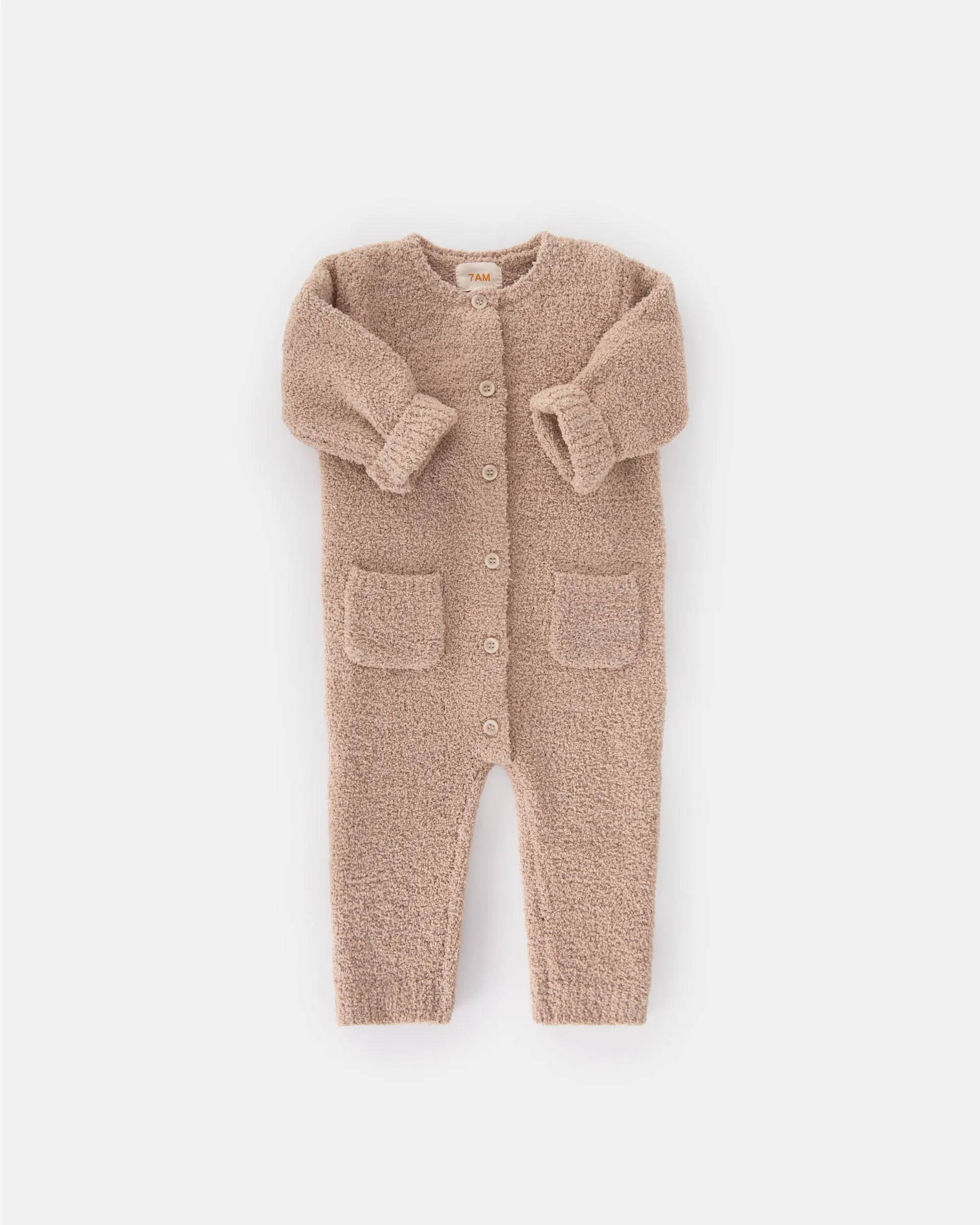 Long Sleeve Jumpsuit - Fuzzy