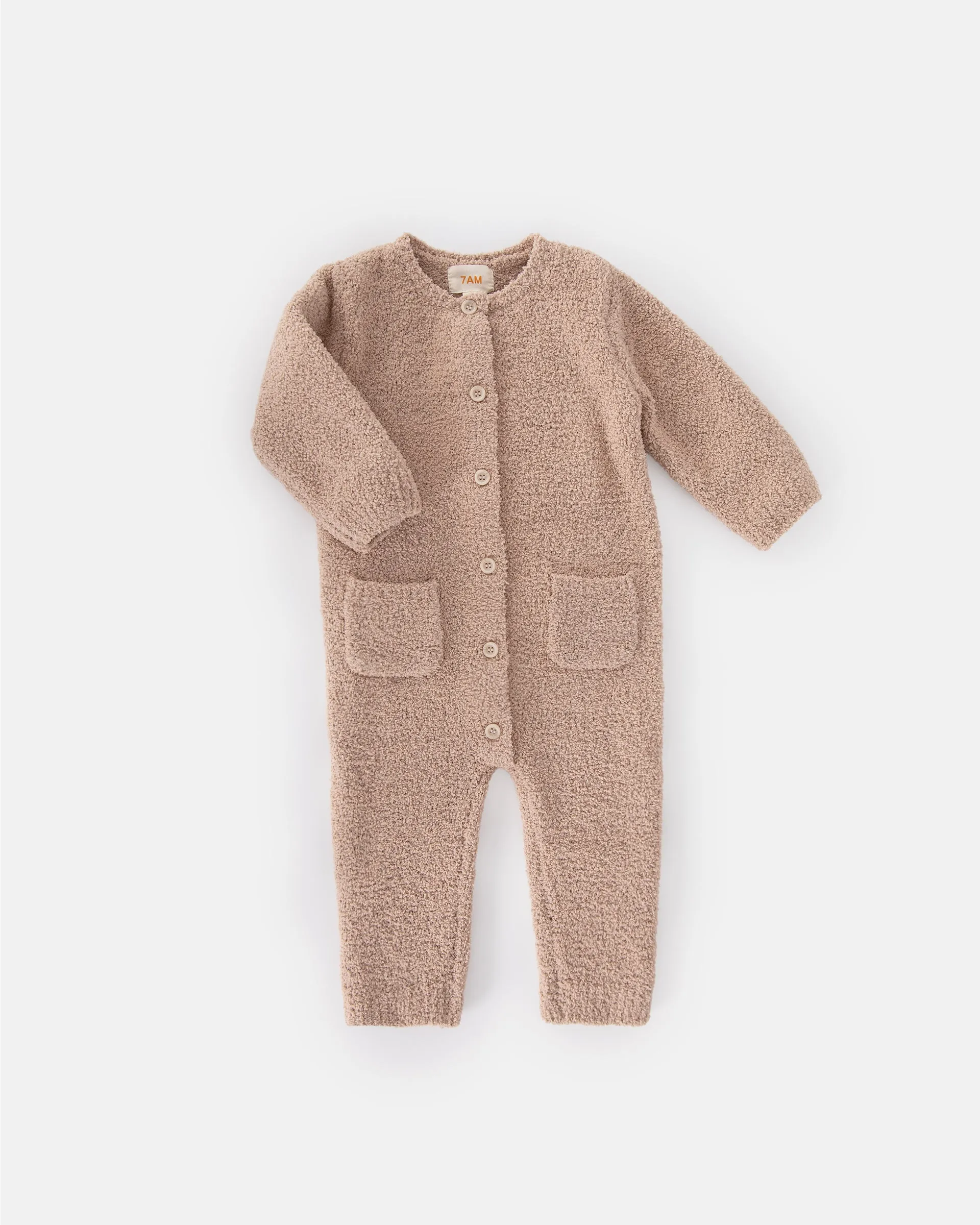 Long Sleeve Jumpsuit - Fuzzy