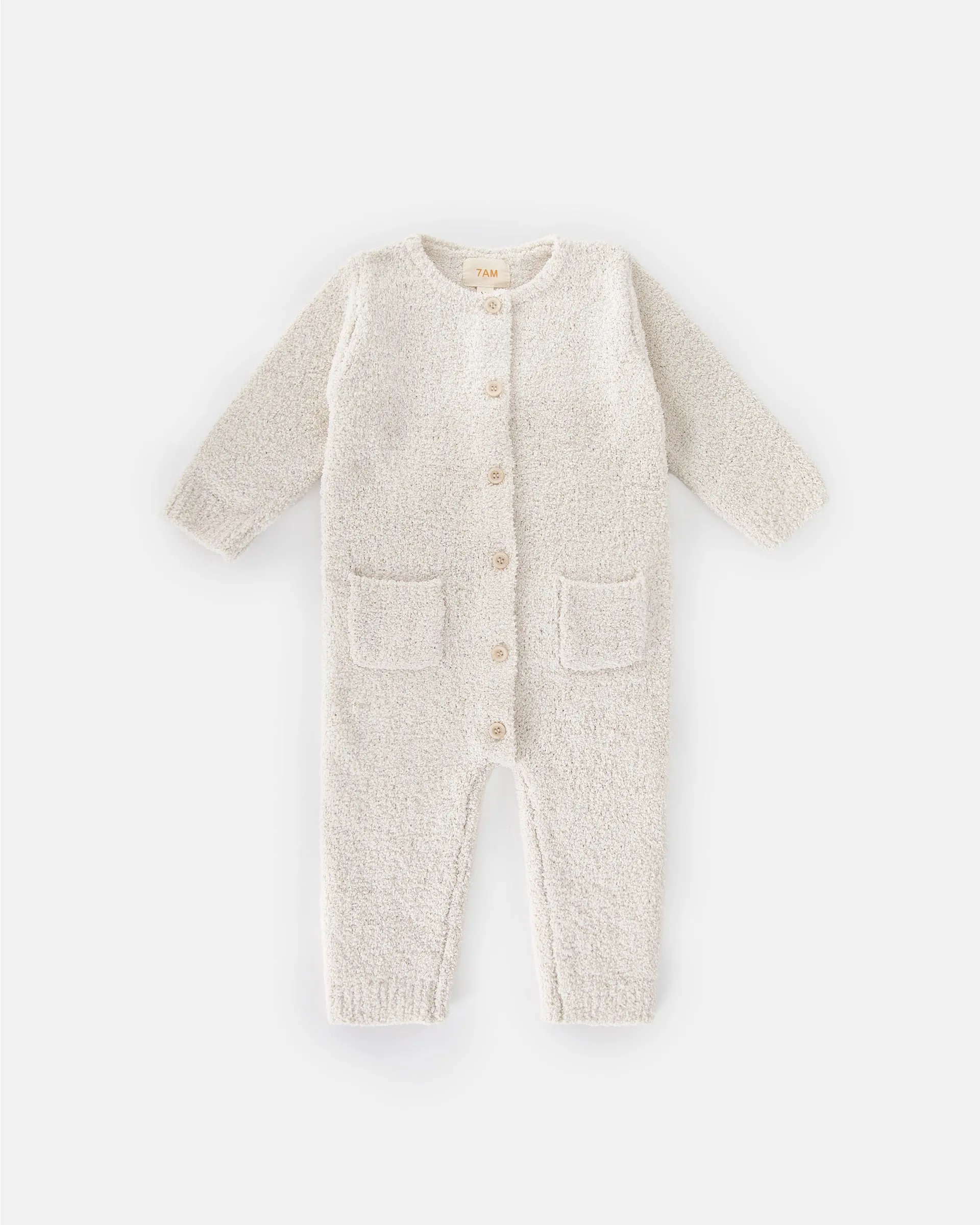 Long Sleeve Jumpsuit - Fuzzy
