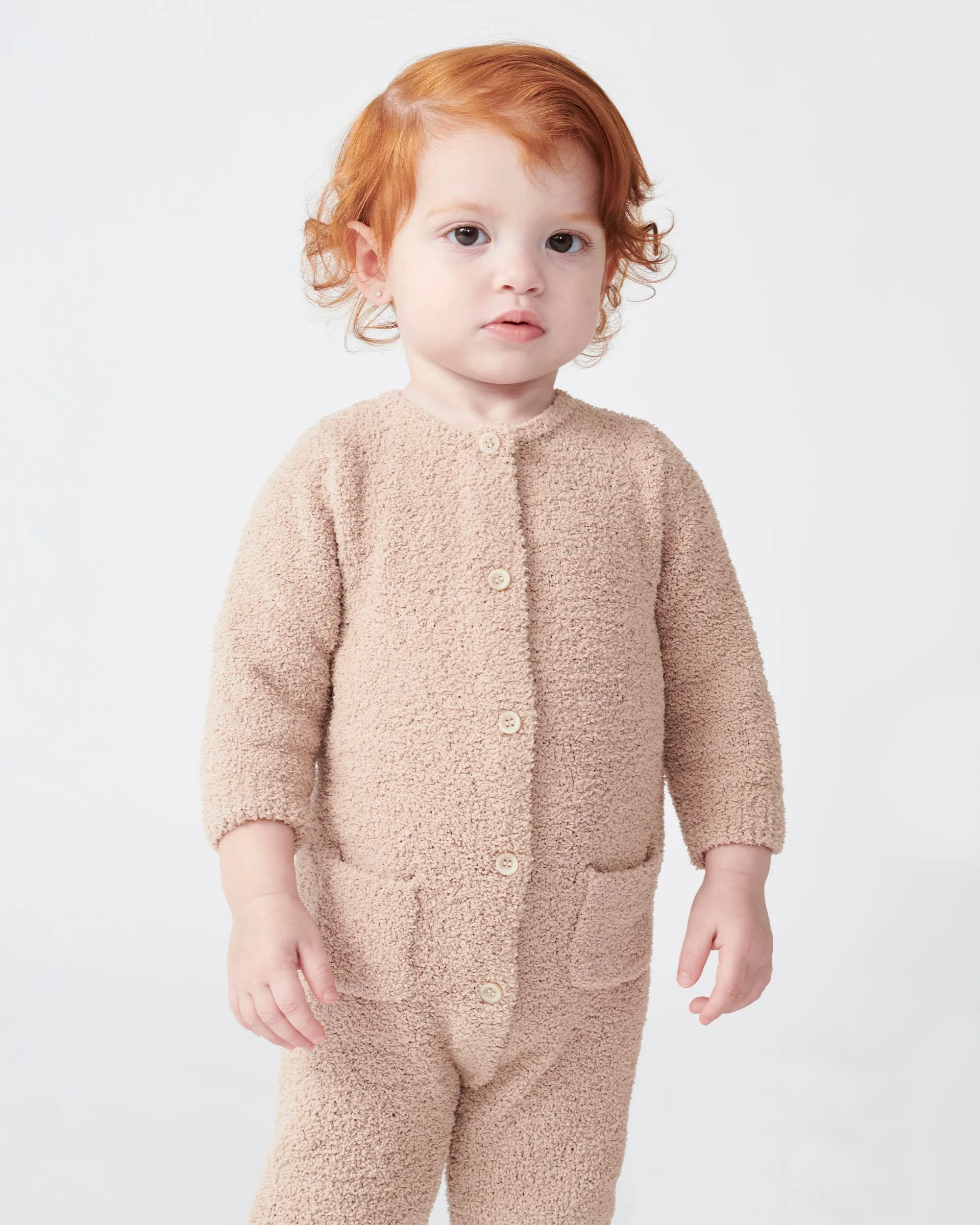Long Sleeve Jumpsuit - Fuzzy