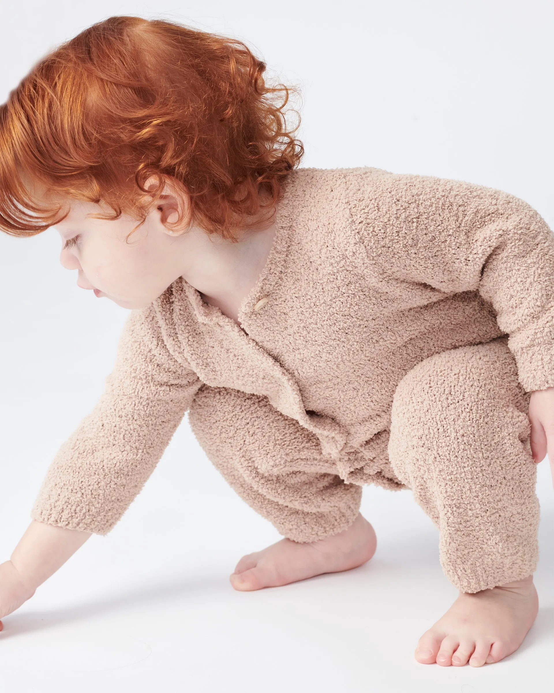 Long Sleeve Jumpsuit - Fuzzy