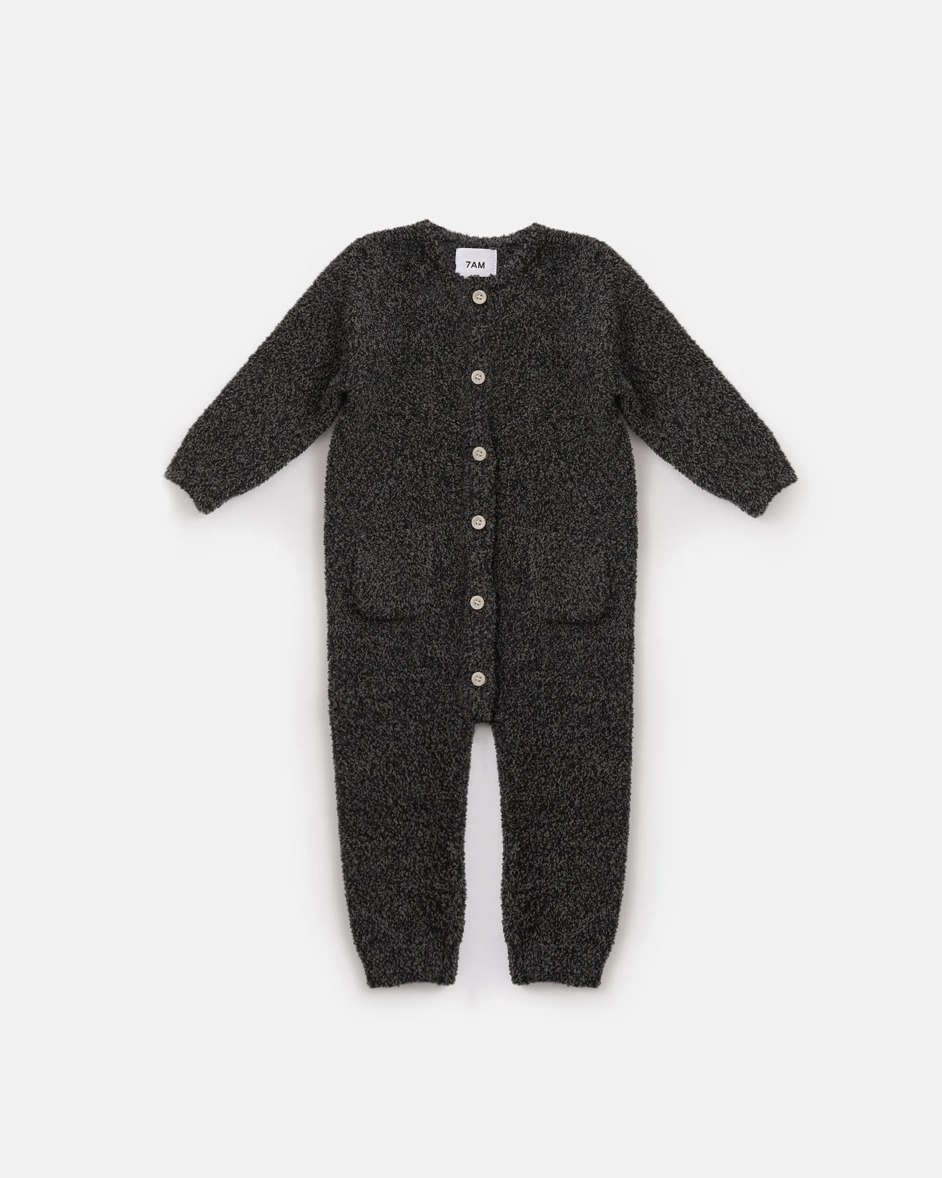 Long Sleeve Jumpsuit - Fuzzy
