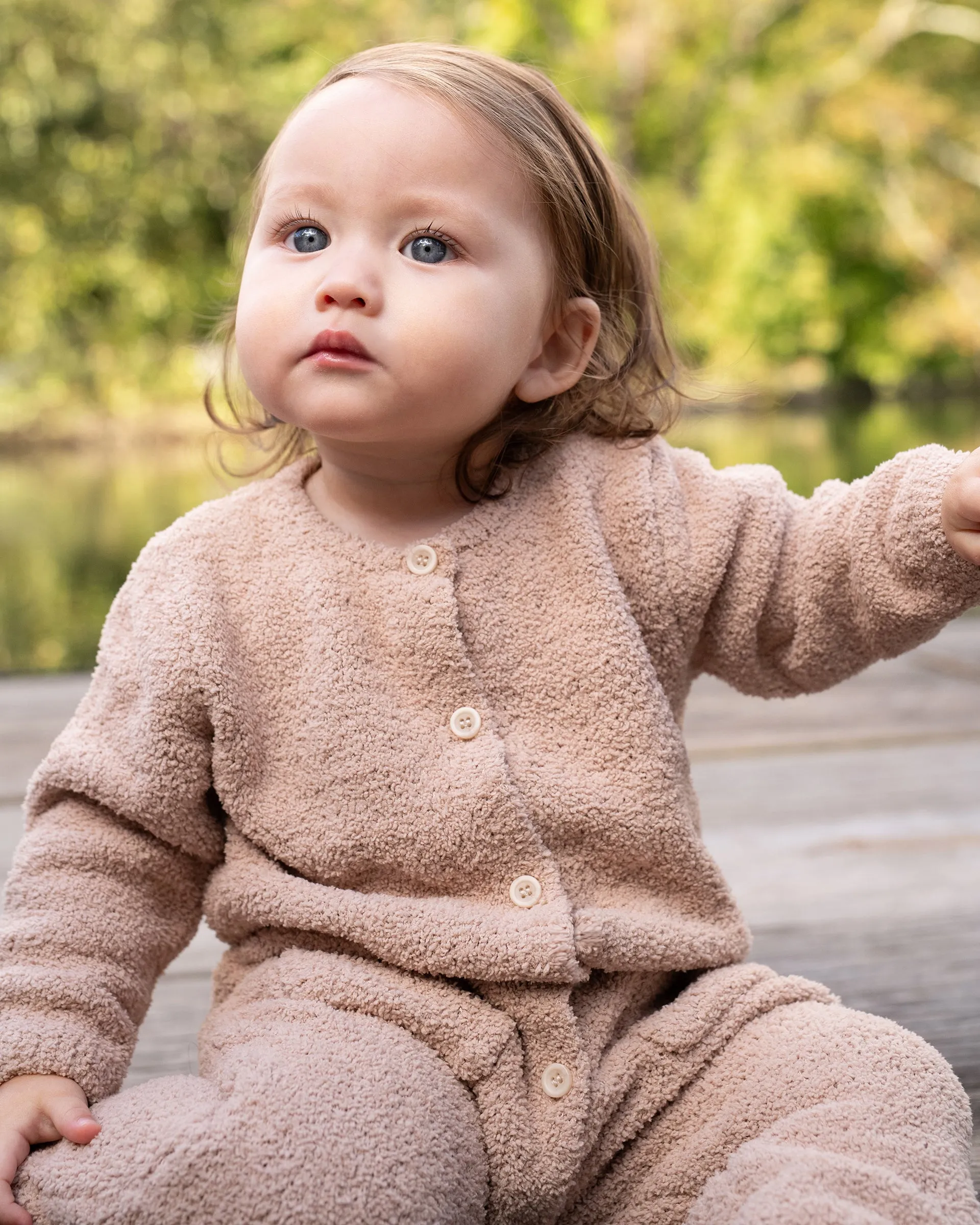 Long Sleeve Jumpsuit - Fuzzy