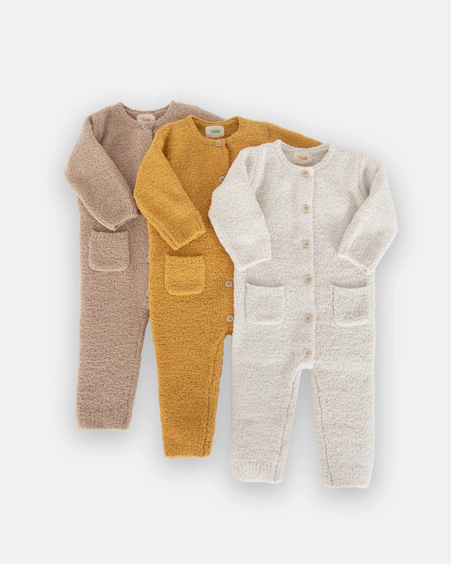 Long Sleeve Jumpsuit - Fuzzy