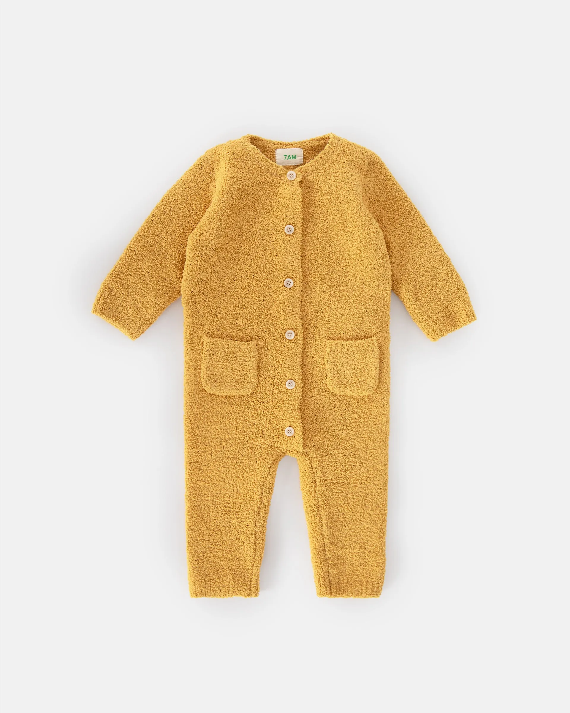 Long Sleeve Jumpsuit - Fuzzy