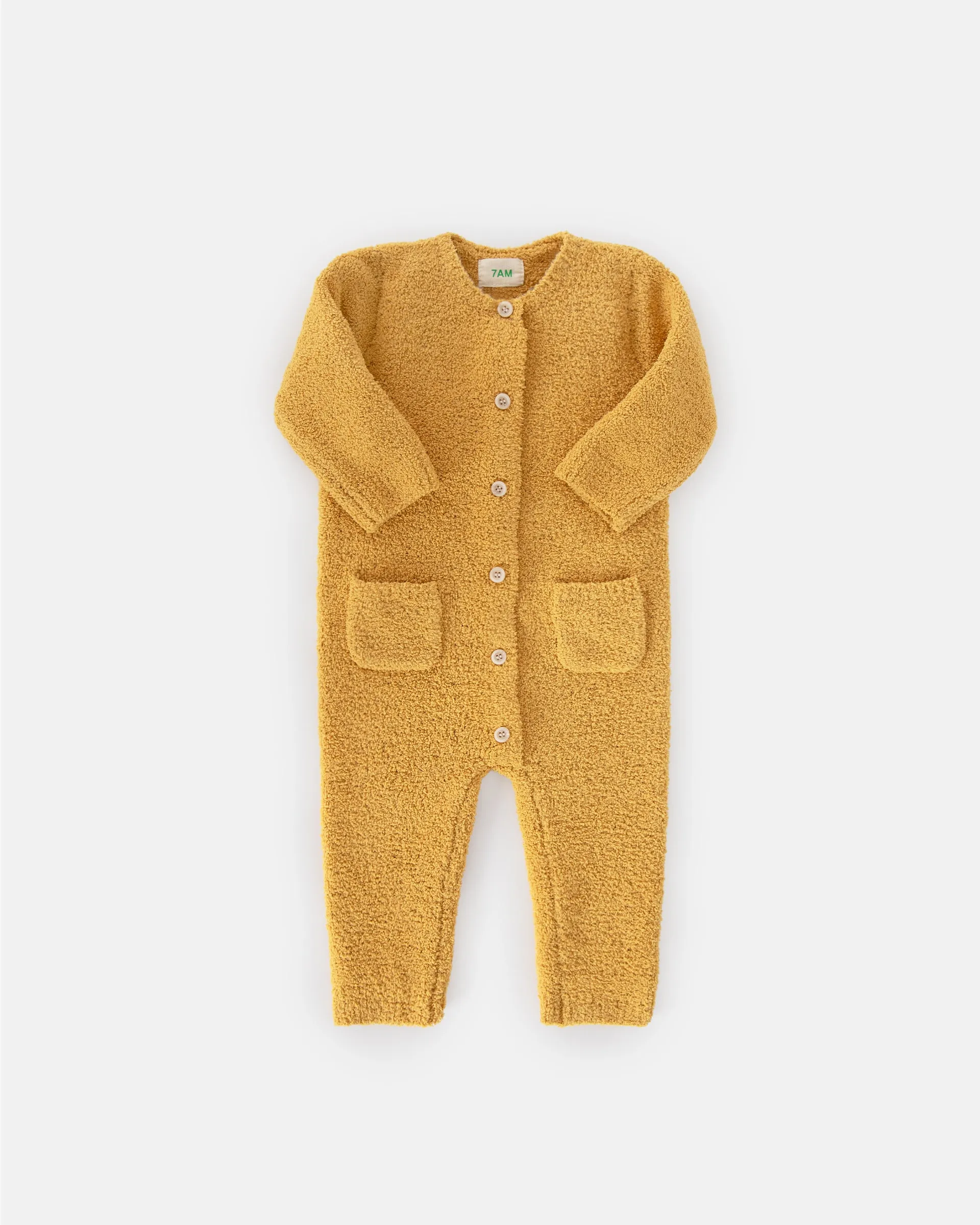 Long Sleeve Jumpsuit - Fuzzy