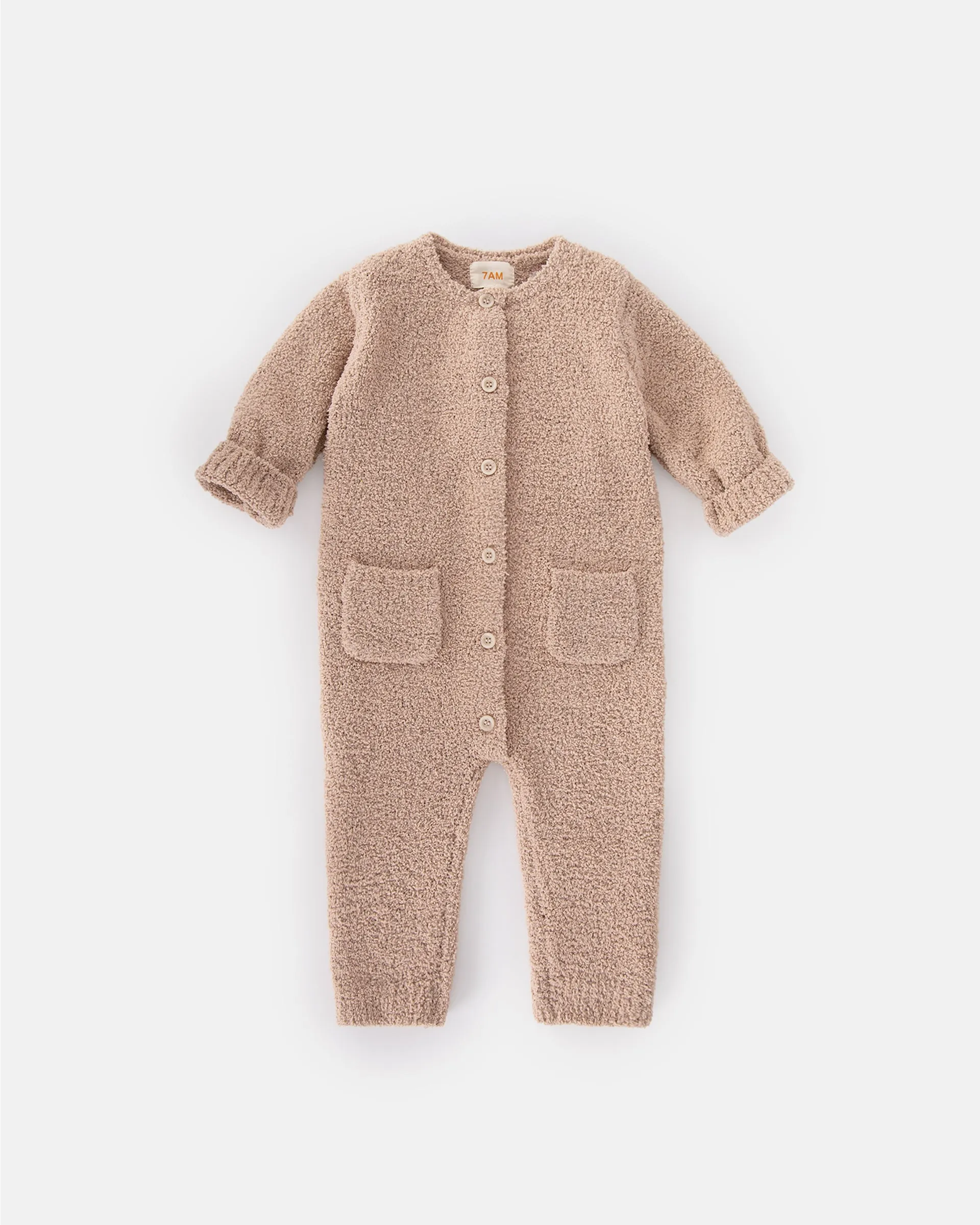 Long Sleeve Jumpsuit - Fuzzy