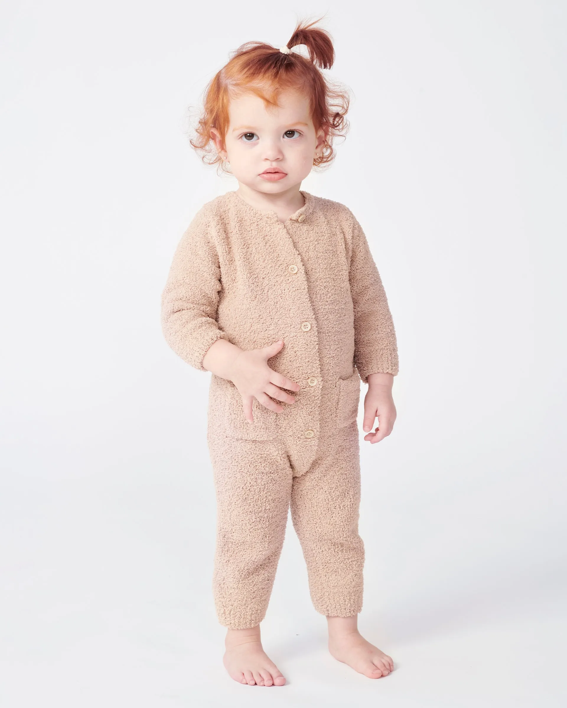 Long Sleeve Jumpsuit - Fuzzy