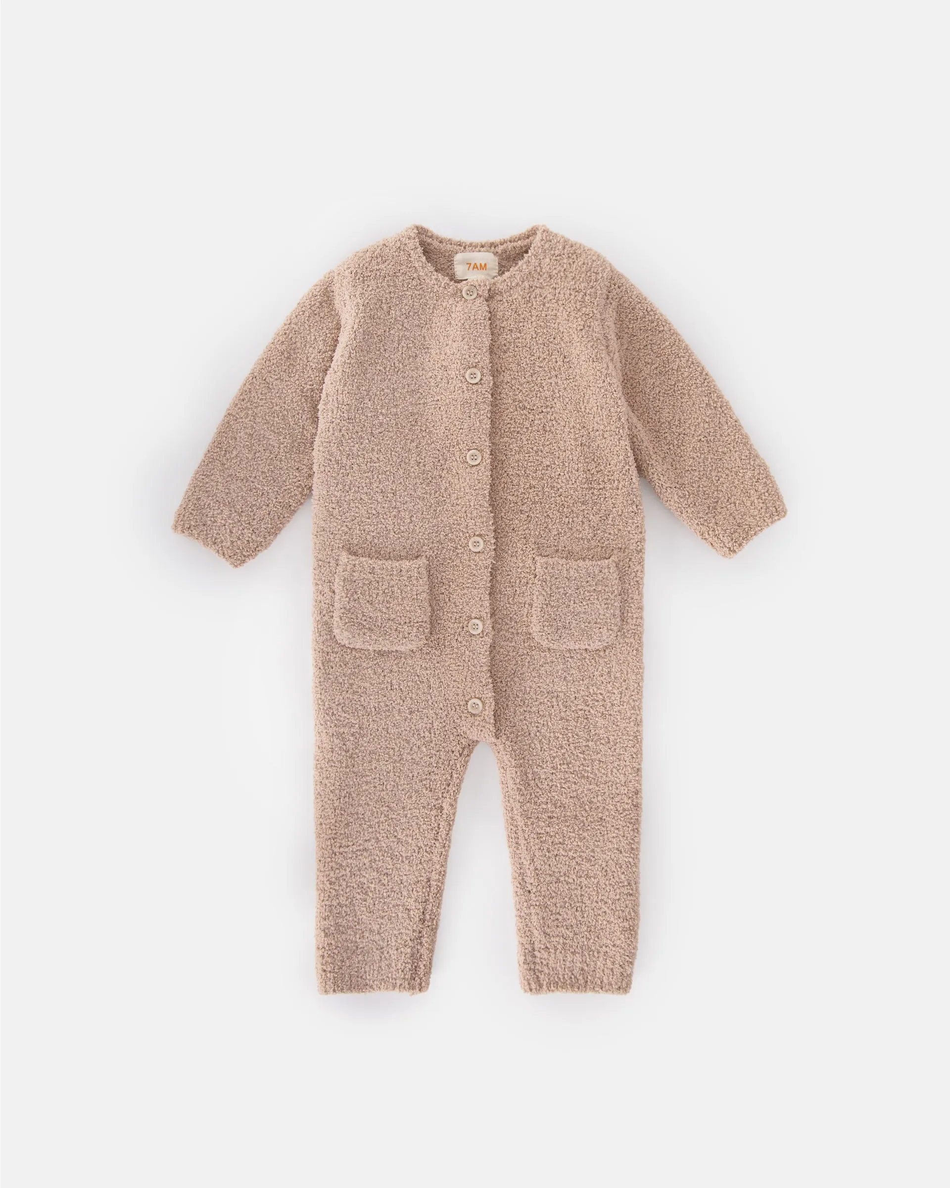 Long Sleeve Jumpsuit - Fuzzy