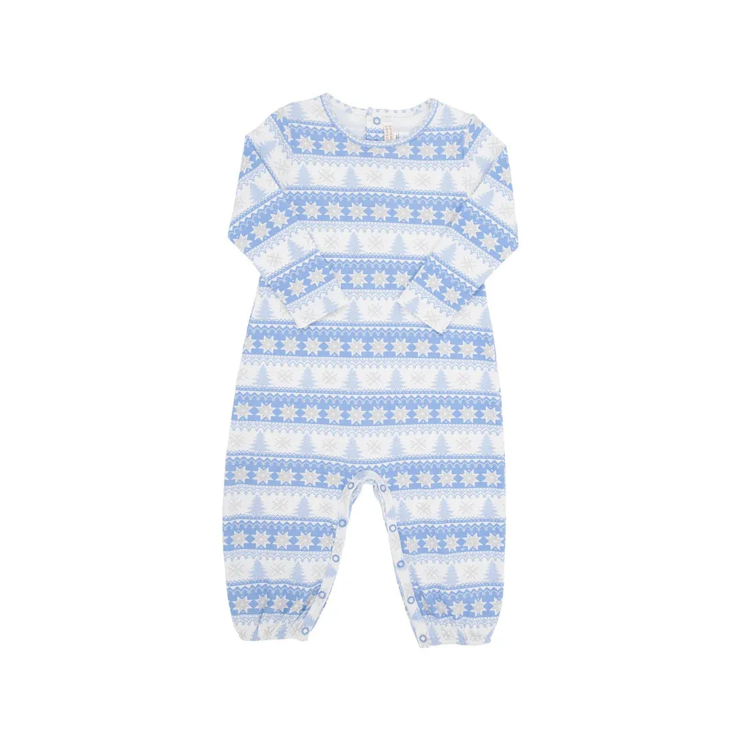 Long Sleeve Patton Play Romper
Fairisle Flurries (Blue)