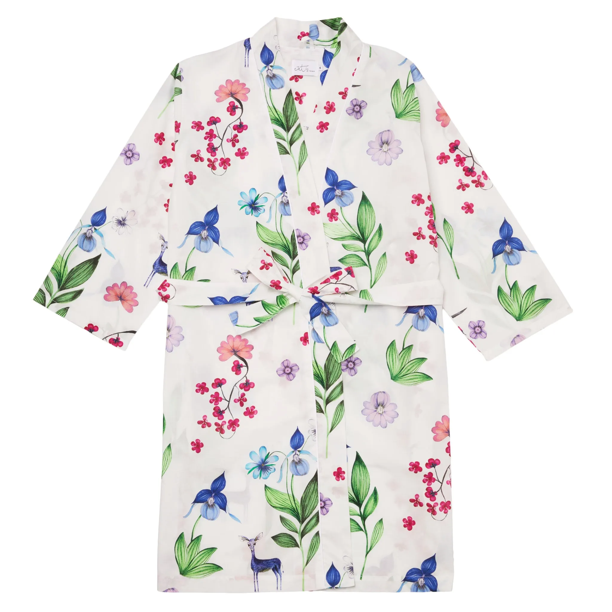 Long-Sleeve Pima Cotton Robe - Deerly