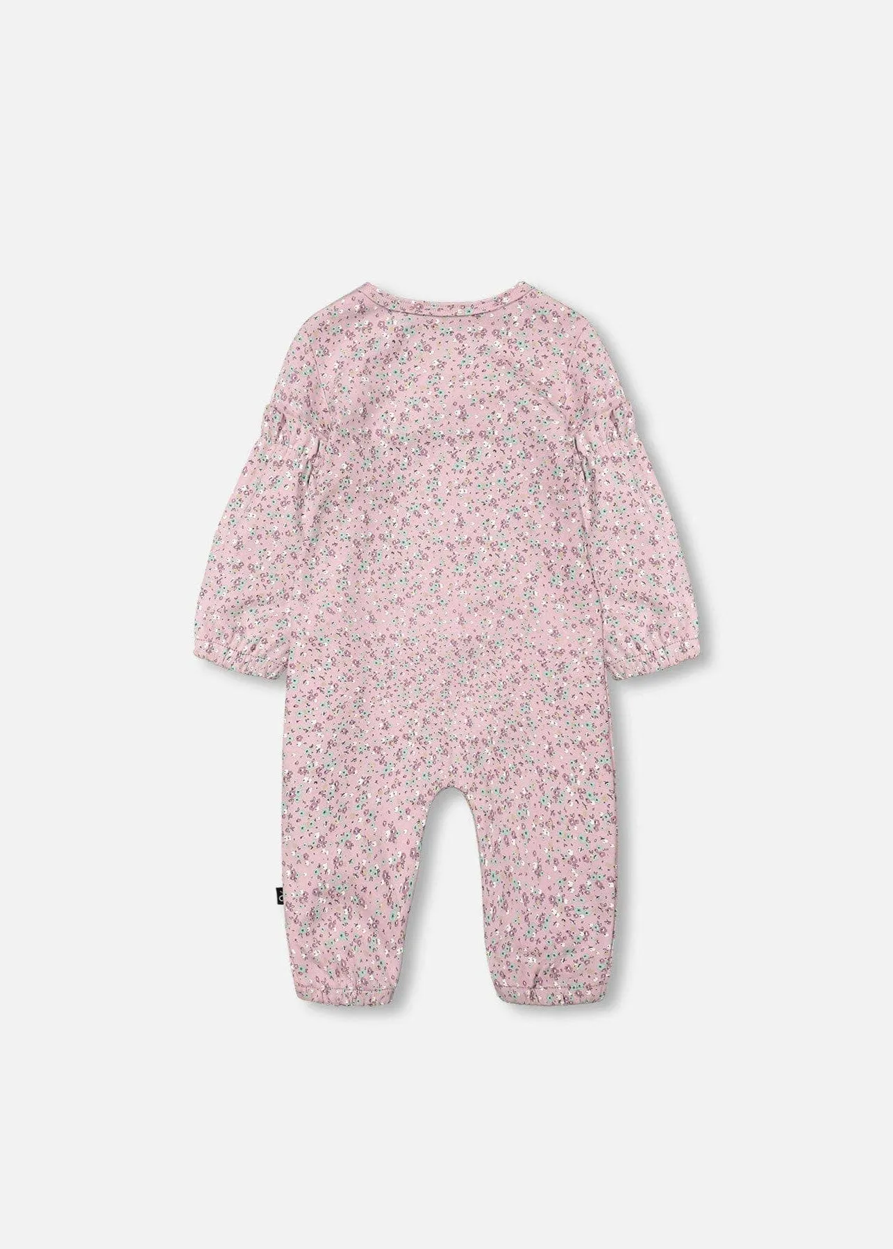 Mauve Floral Organic Cotton Jumpsuit