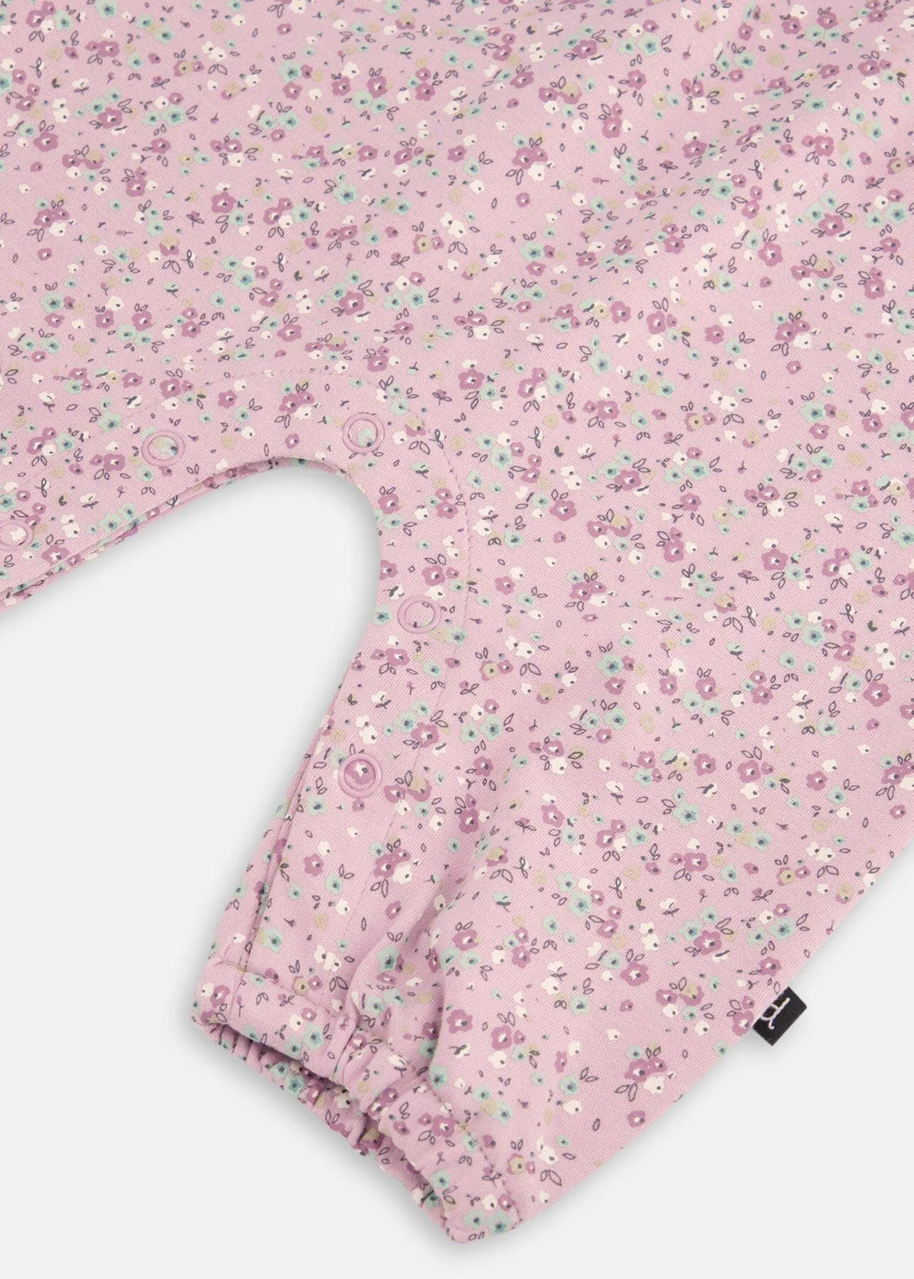 Mauve Floral Organic Cotton Jumpsuit