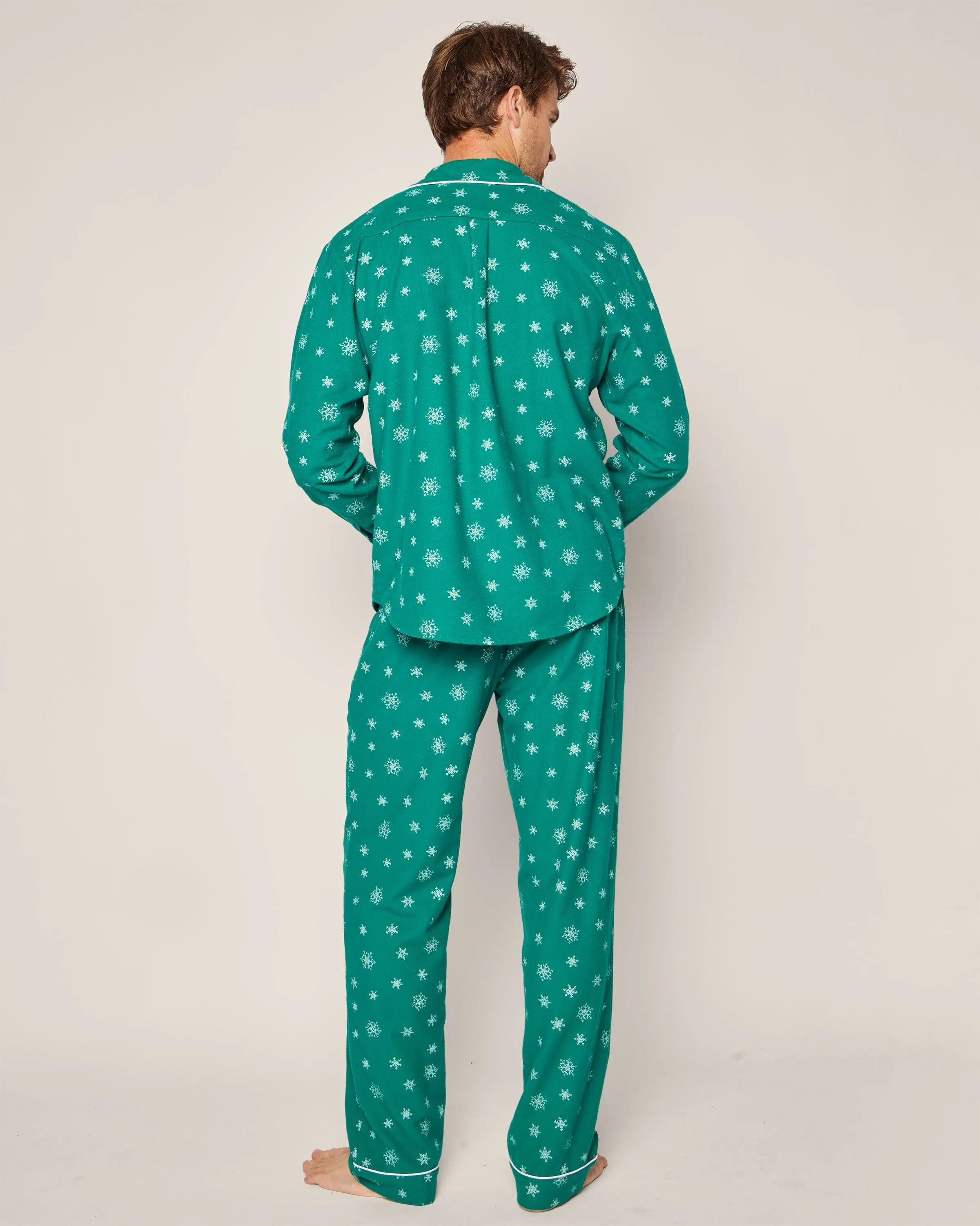 Men's Flannel Pajama Set | Emerald Wonderland