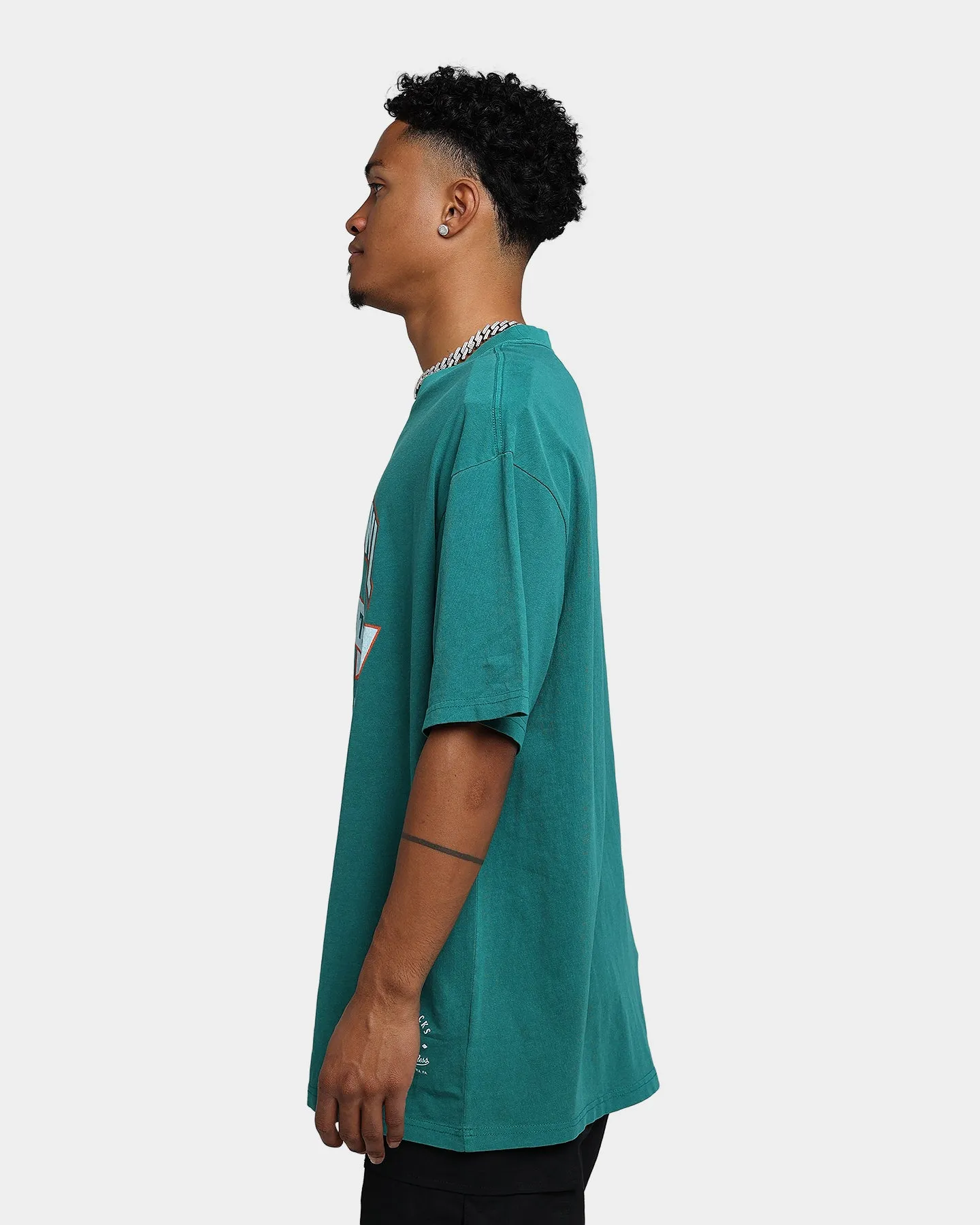 Mitchell & Ness Perfect Season T-Shirt Faded Teal