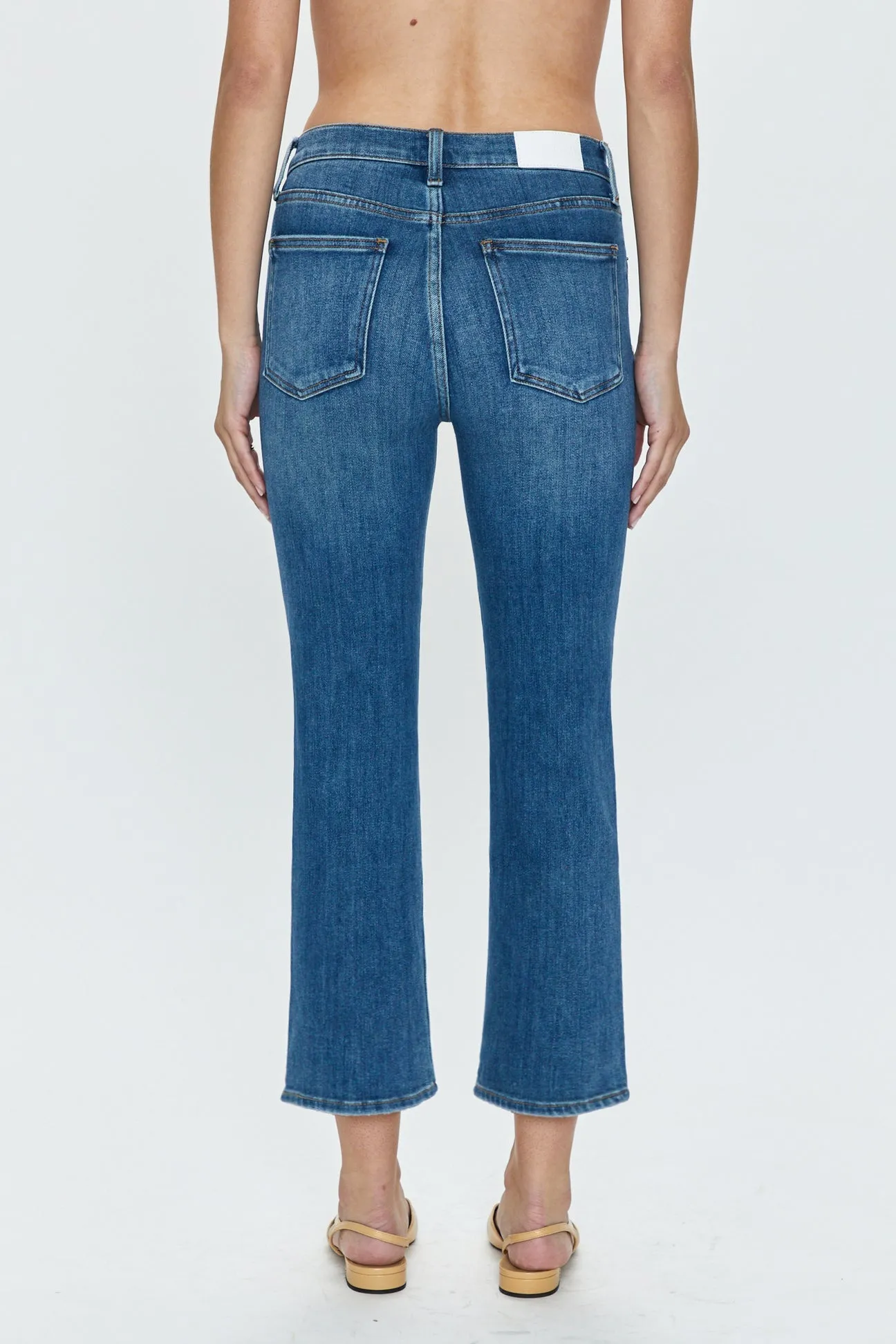 monroe crop high rise cigarette crop - amaya