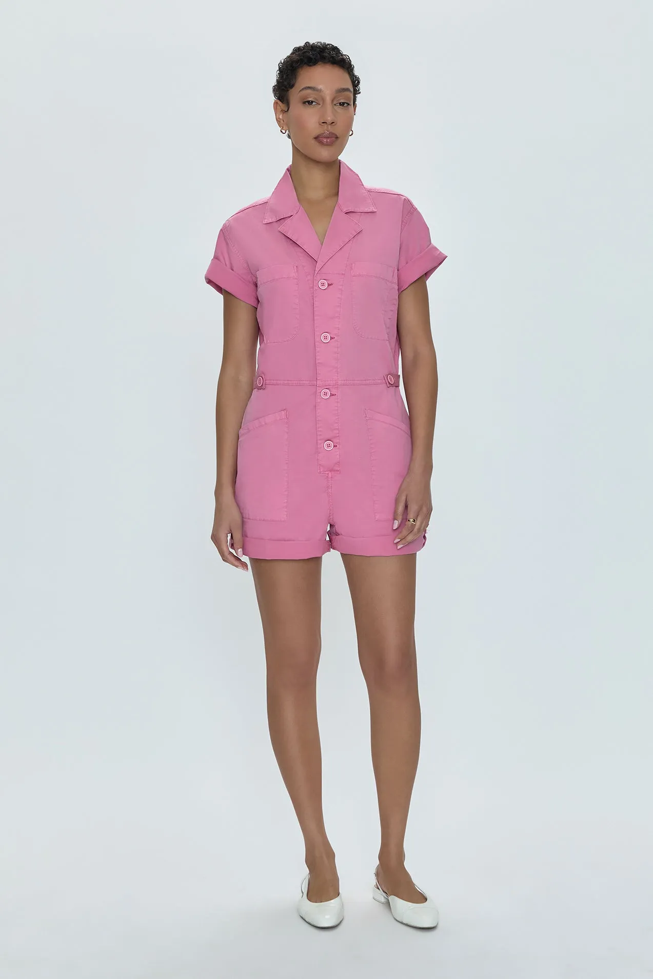 Parker Field Suit Short - Flamingo