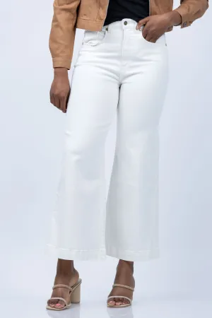 Ramy Brook Cropped Tyra Jeans in White