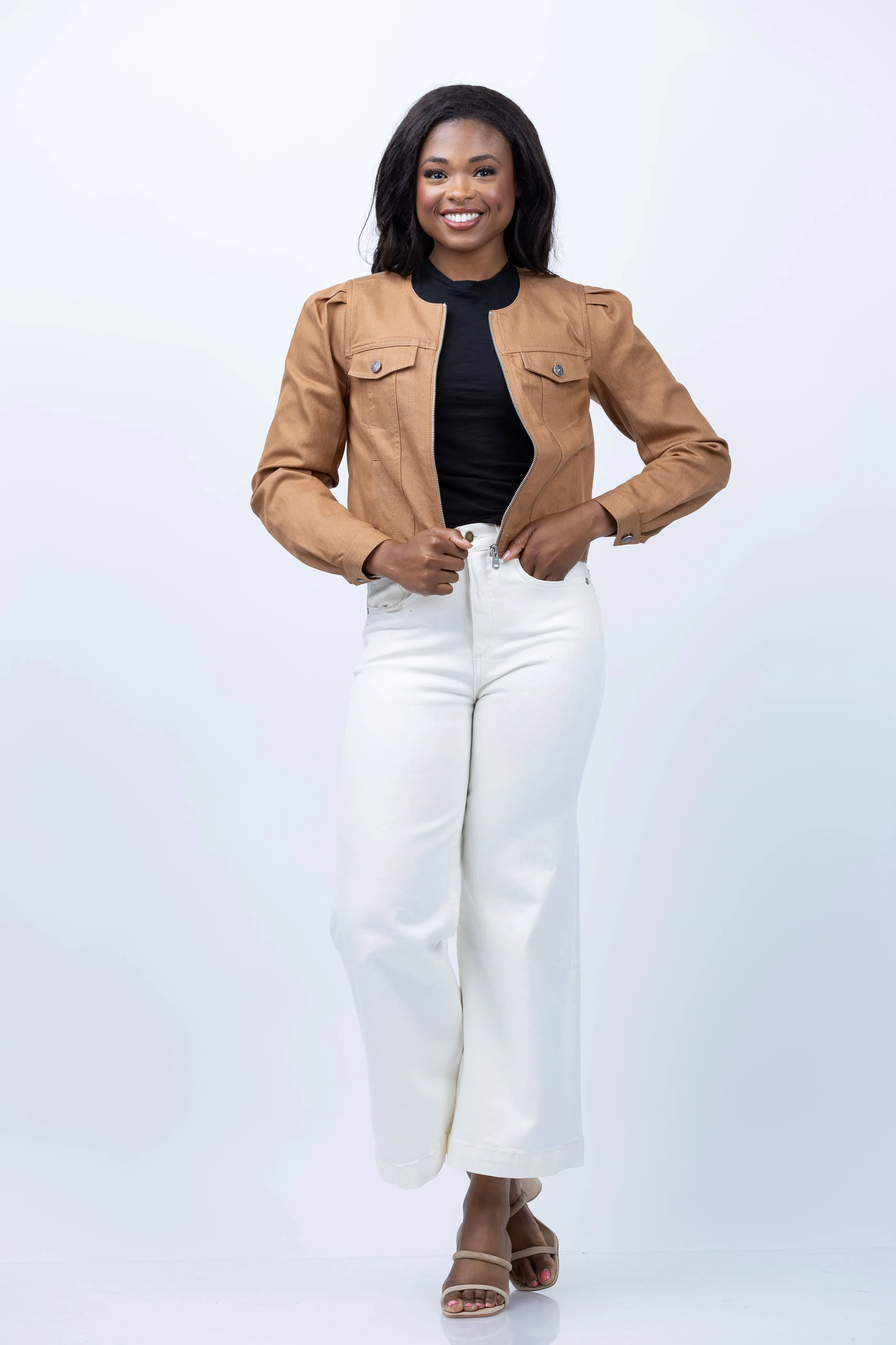 Ramy Brook Cropped Tyra Jeans in White