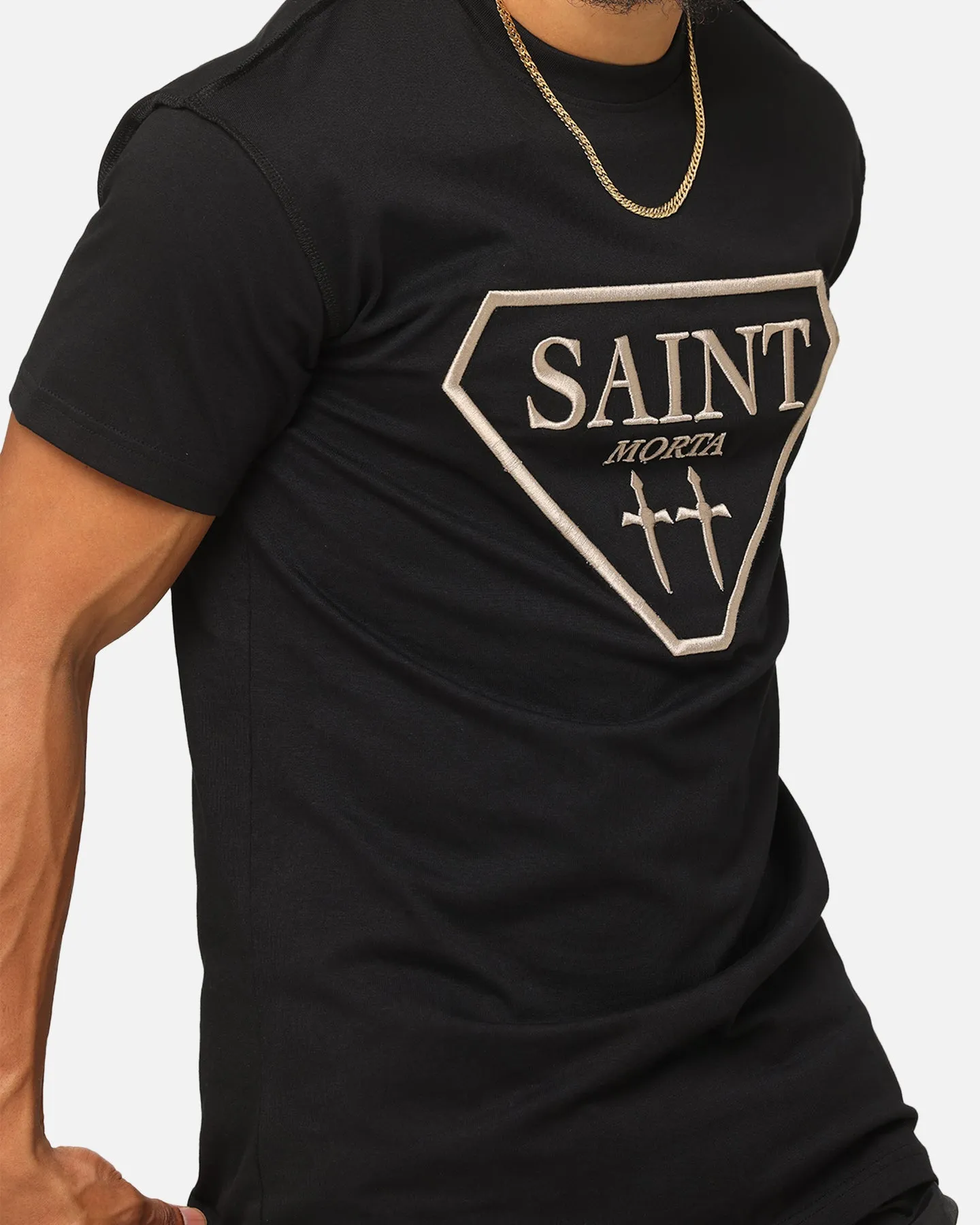 Saint Morta Liberty Lafayette T-Shirt Black/Brown