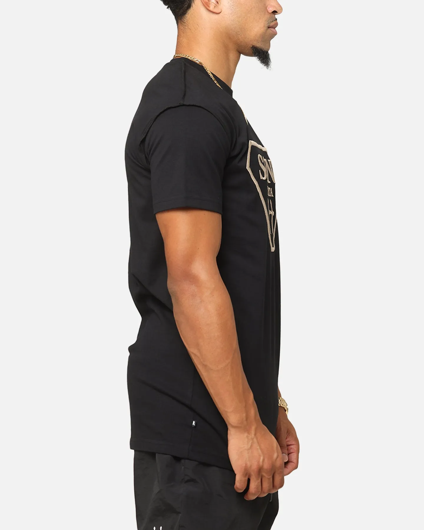 Saint Morta Liberty Lafayette T-Shirt Black/Brown