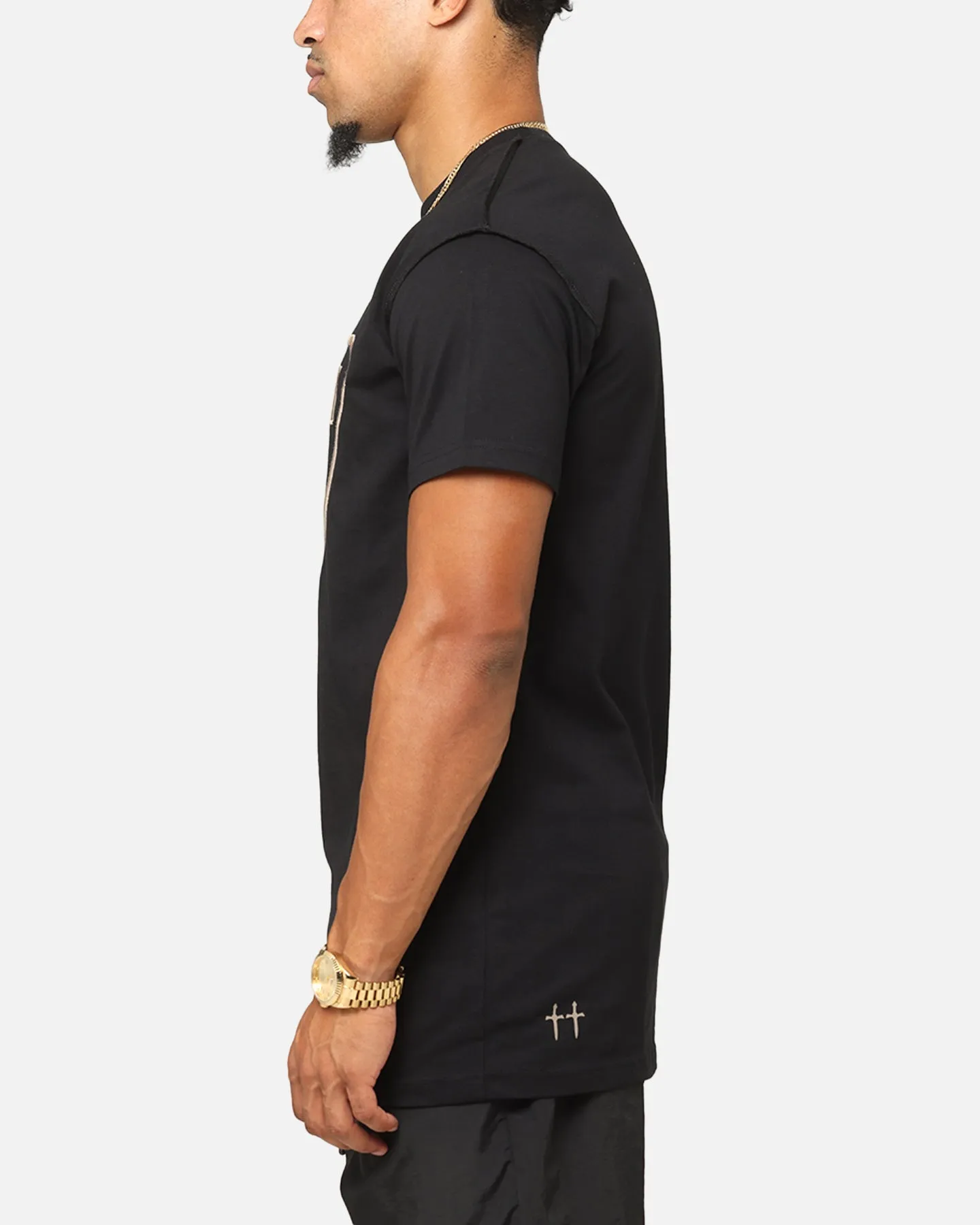 Saint Morta Liberty Lafayette T-Shirt Black/Brown