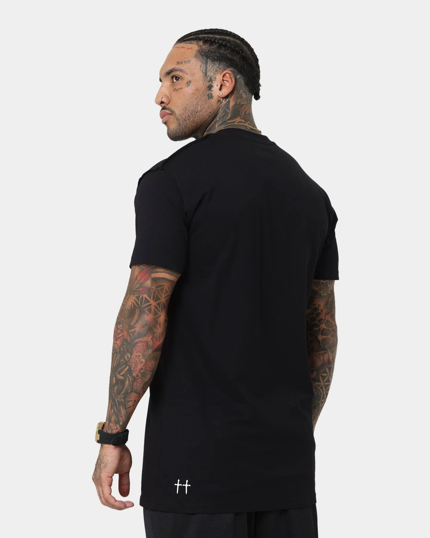 Saint Morta Liberty Lafayette T-Shirt Black/White