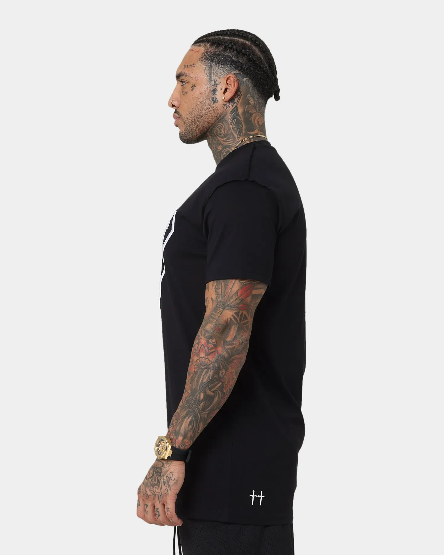 Saint Morta Liberty Lafayette T-Shirt Black/White
