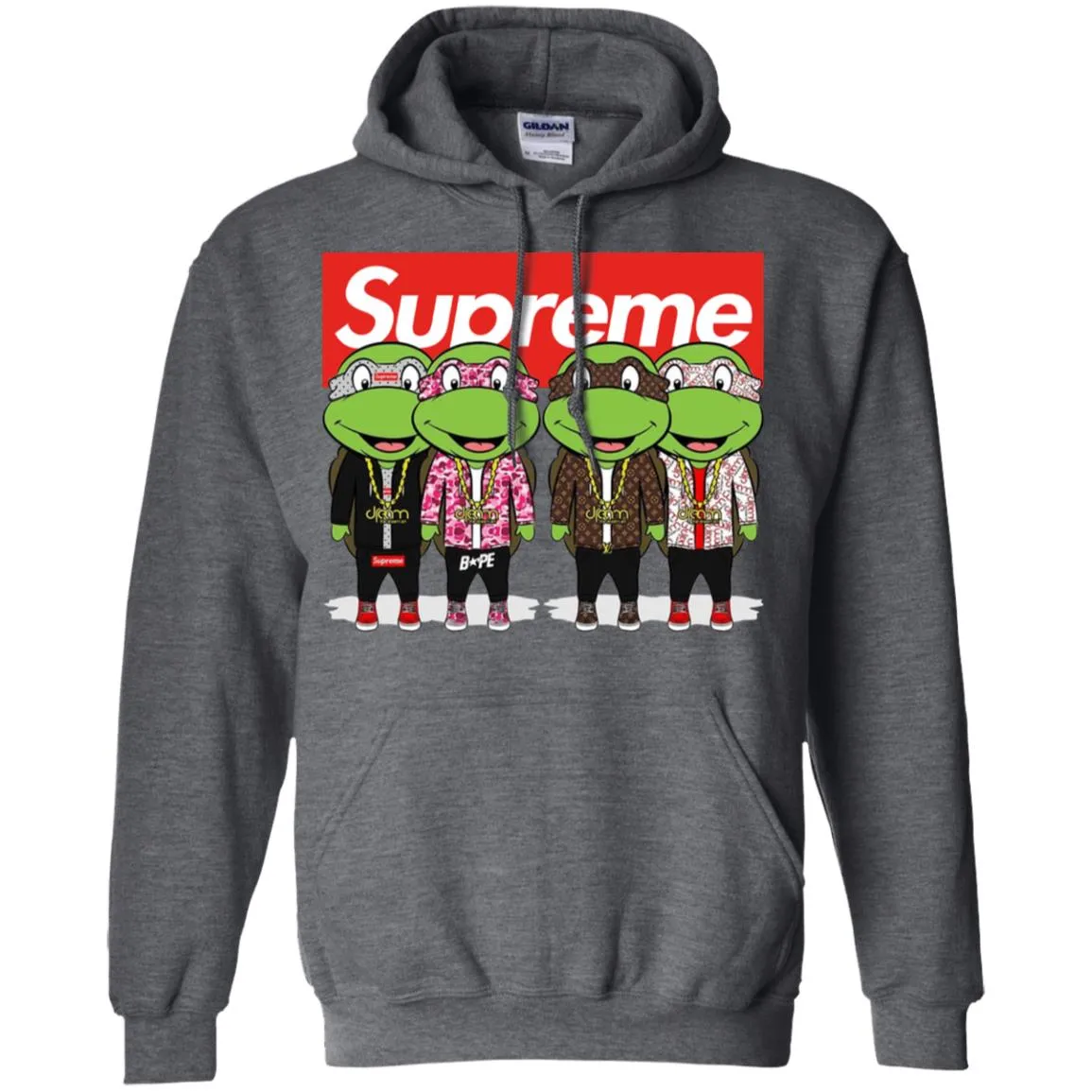 Supreme Turtle T-shirt Pullover Hoodie Sweatshirt