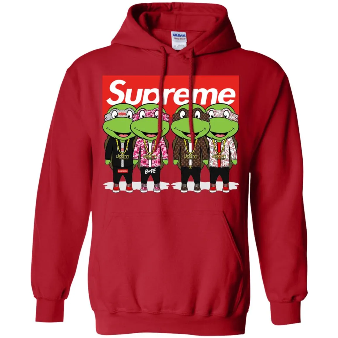 Supreme Turtle T-shirt Pullover Hoodie Sweatshirt