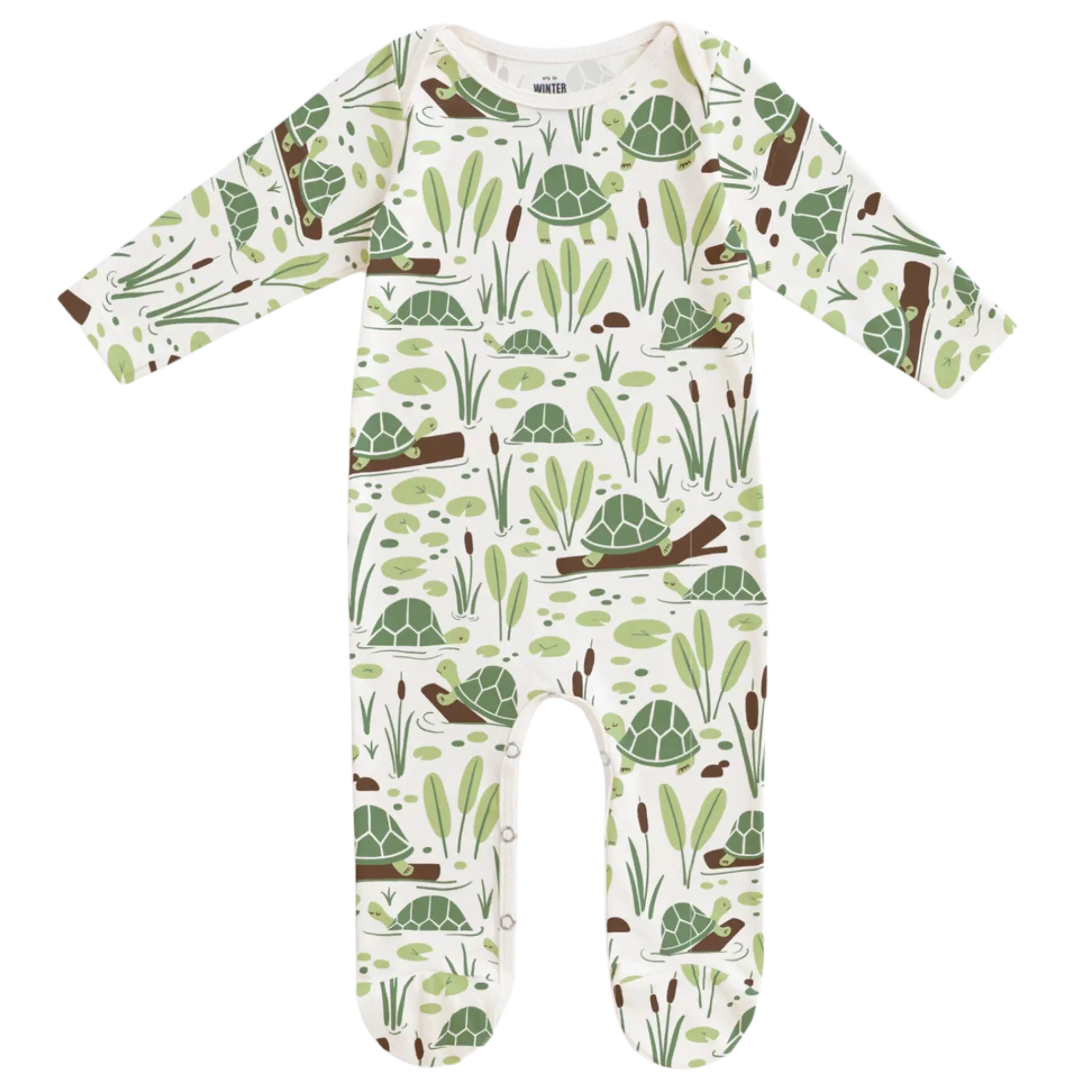 Turtles Footed Romper