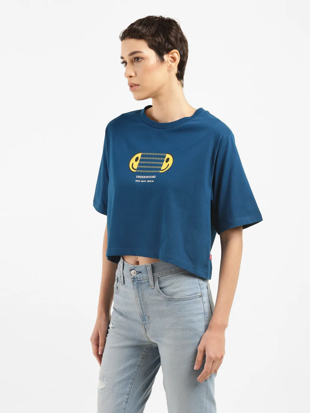 Women's Graphic Print Boxy Fit T-Shirt